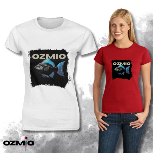 Ozmio Ringspun Ladies T-Shirt – SoftStyle® Fit - WHITE