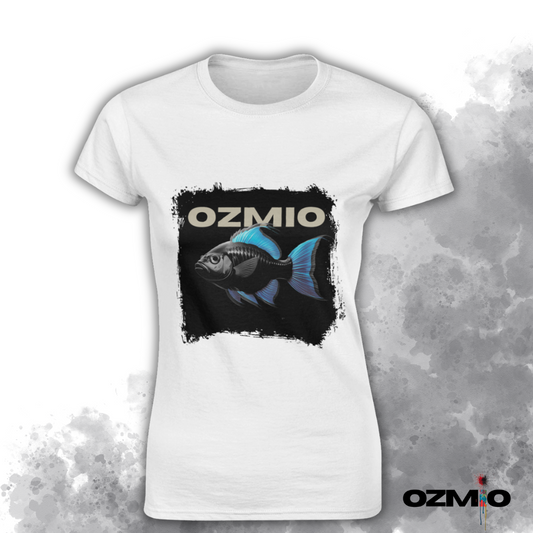 Ozmio Ringspun Ladies T-Shirt – SoftStyle® Fit - WHITE
