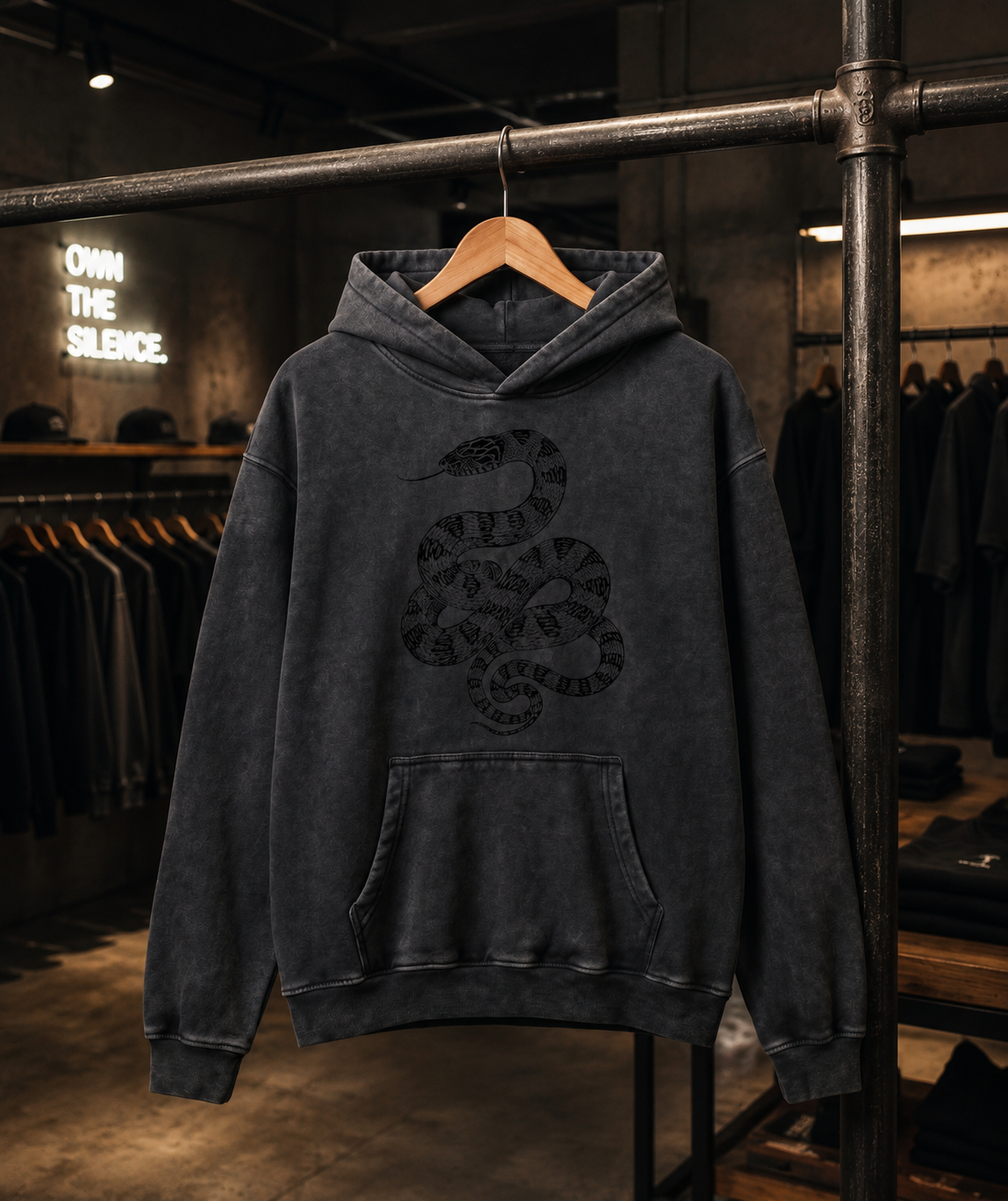 Ozmio Oversize Hoodie (Snow Wash) H001