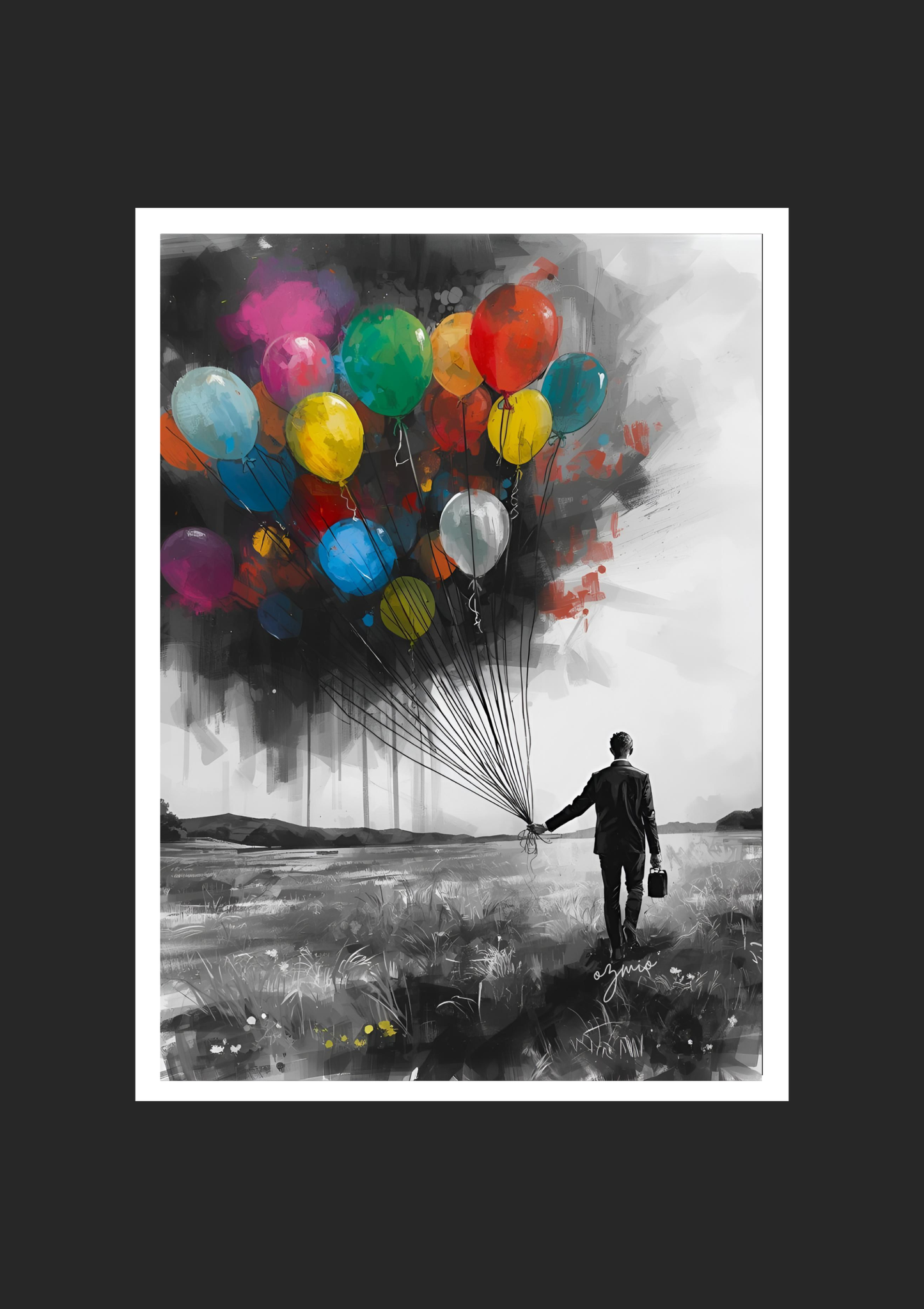 Ozmio Framed  Wall Art High Quality Print