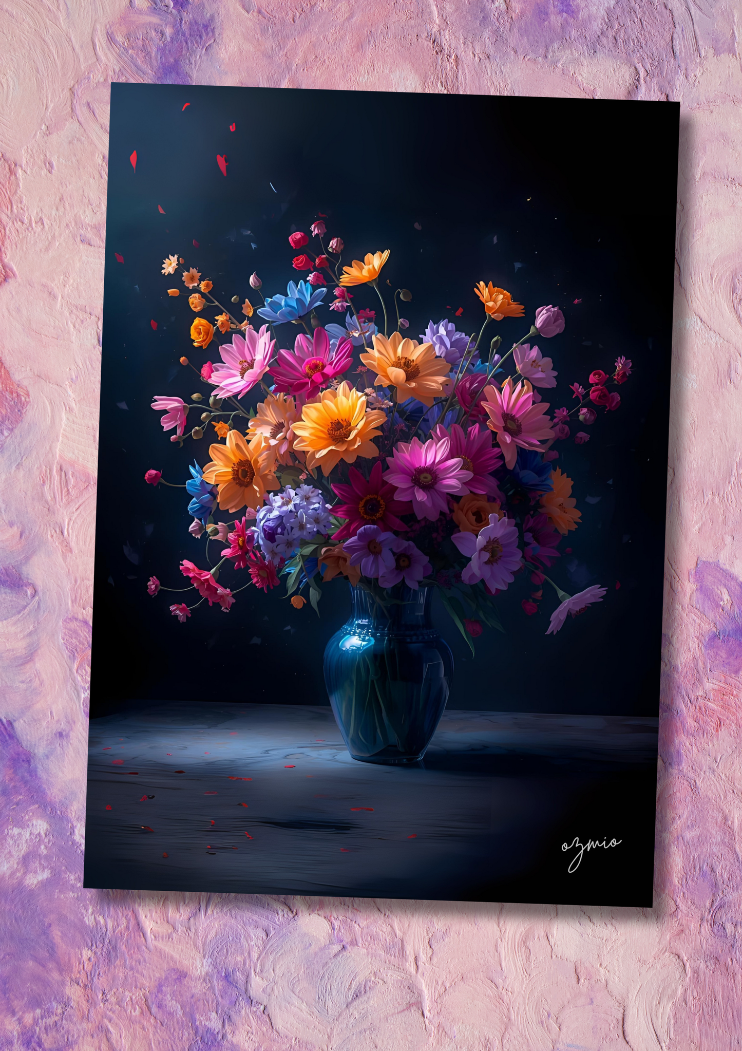 Ozmio Framed Flower Wall Art