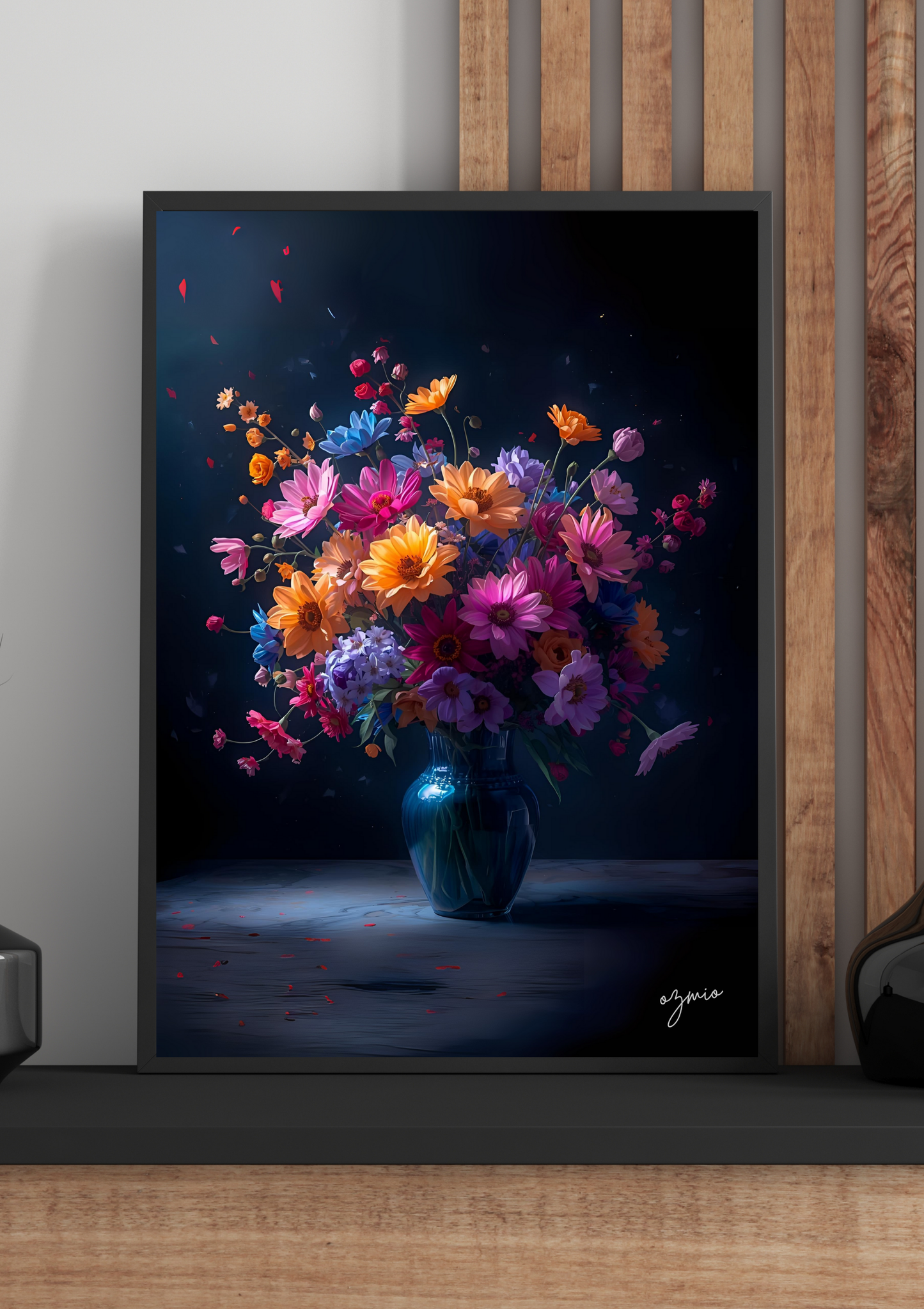 Ozmio Framed Flower Wall Art
