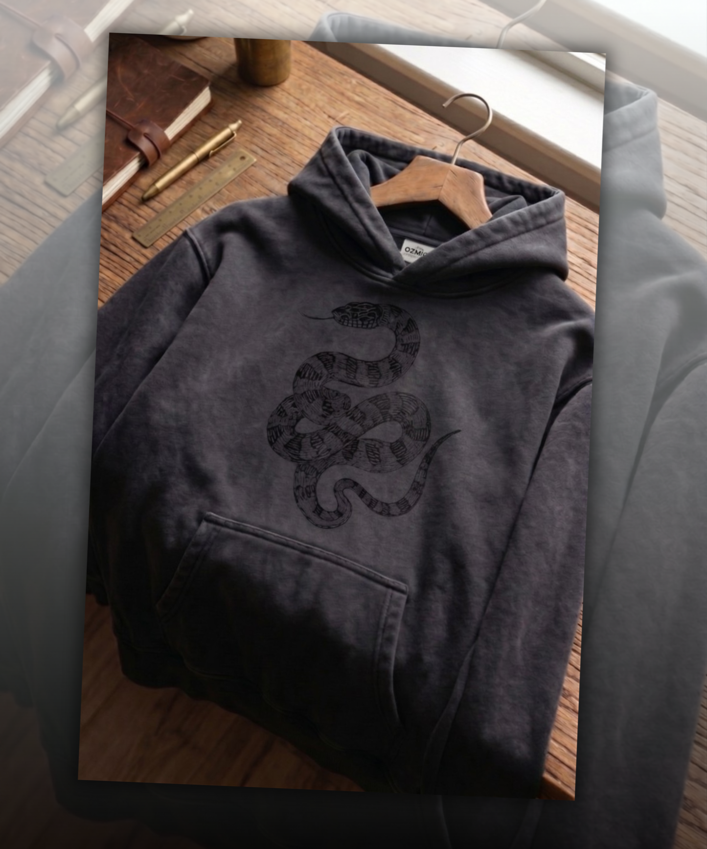 Ozmio Oversize Hoodie (Snow Wash) H001