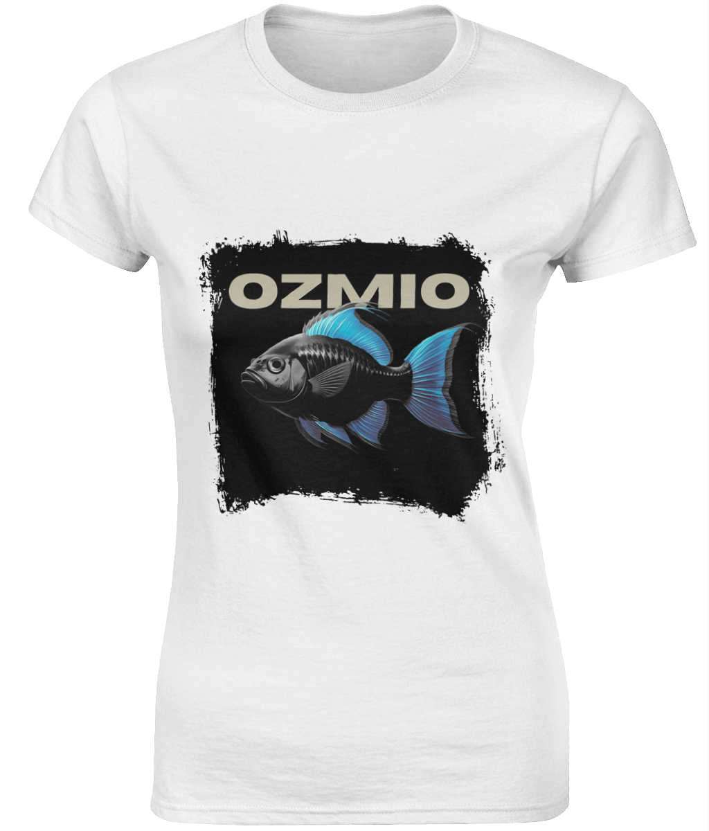 Ozmio Ringspun Ladies T-Shirt – SoftStyle® Fit - WHITE