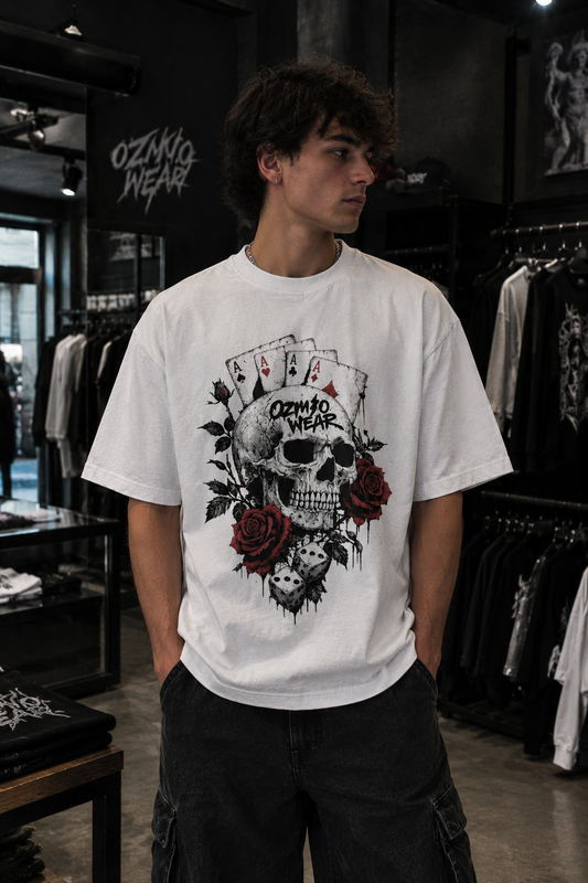 Ozmio Last Hand Tee White A003
